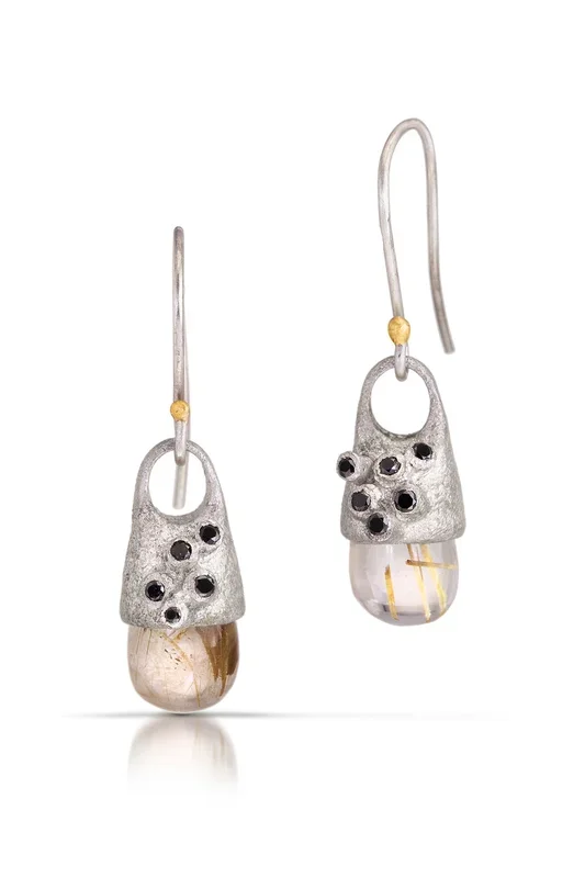 Beehive Remnant Drop Earrings