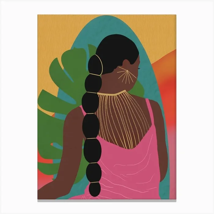 Behind Canvas Print by Sagmoon Paper Co.