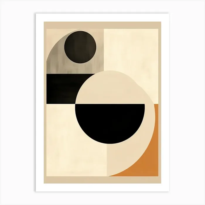 Beige Bauhaus Bochum Brilliance Art Print by Art-Syndicate