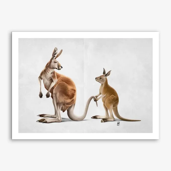 Being Tailed (Wordless) Art Print by Rob Snow