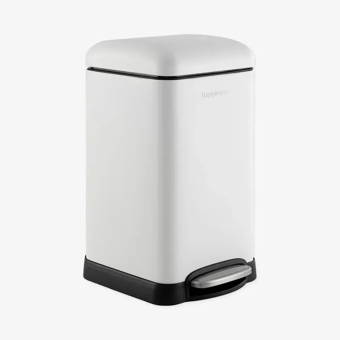 Betty Mini Step-Open Trash Can – White by Happimess