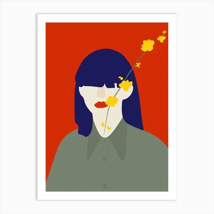 Blossom Art Print by Jotadejai