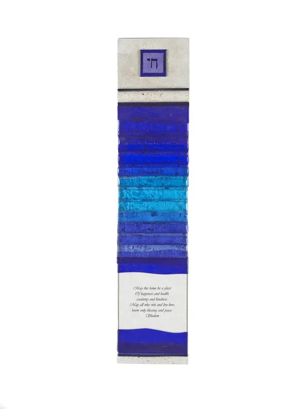 Blue Blessing Art Plaque