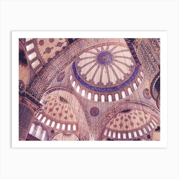 Blue Mosque Art Print by Lindsey Erin