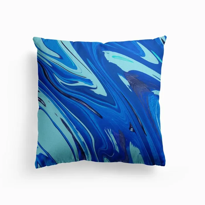 Blue Sky Canvas Cushion by Guya Maggi