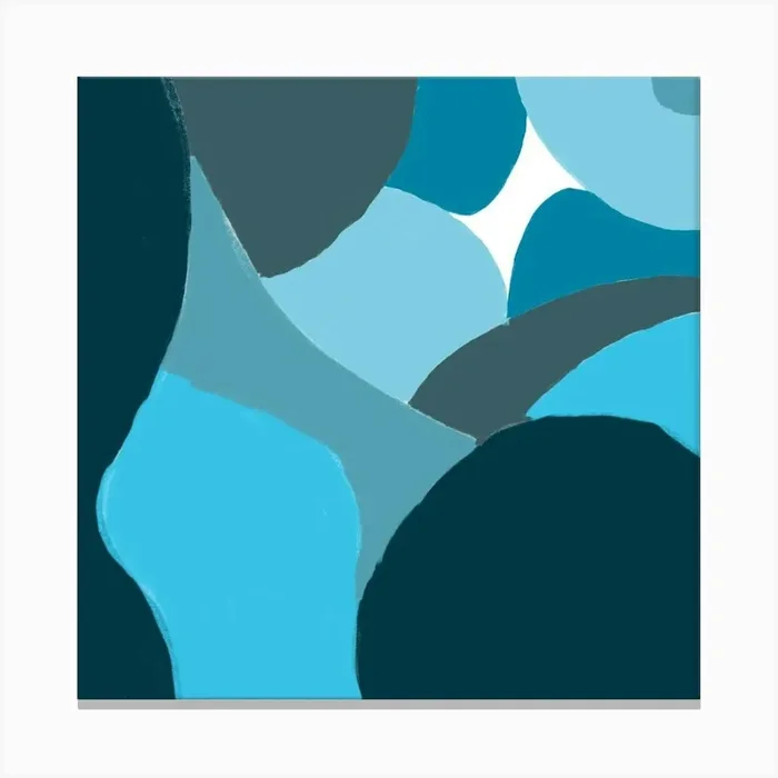Blue variation Canvas Print by Vioje