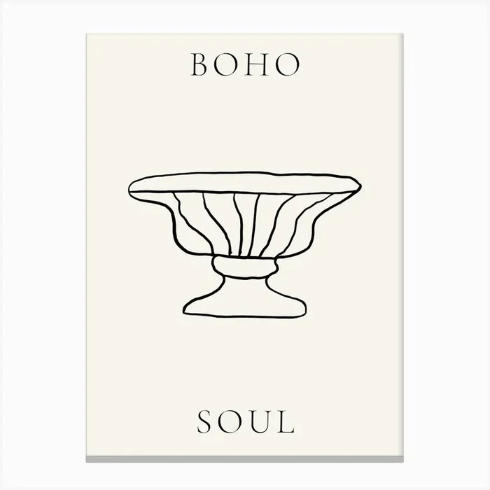 Boho Soul 17 Canvas Print by Henri Matisse Style Prints