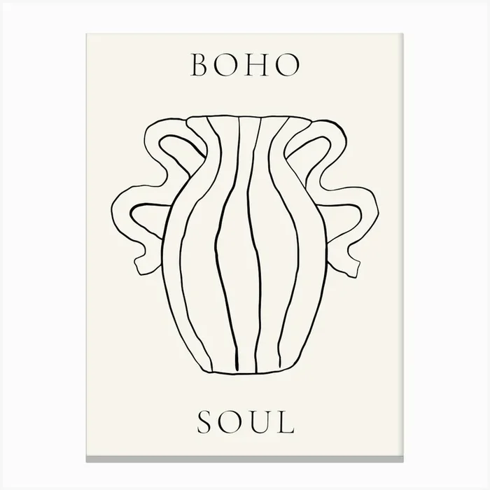 Boho Soul 39 Canvas Print by Henri Matisse Style Prints