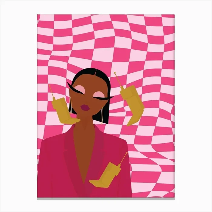 Book’d And Blessed Canvas Print by Love, Mezay