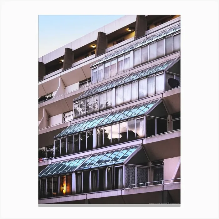 Brunswick Centre Sunset Canvas Print by Weronika Dudka