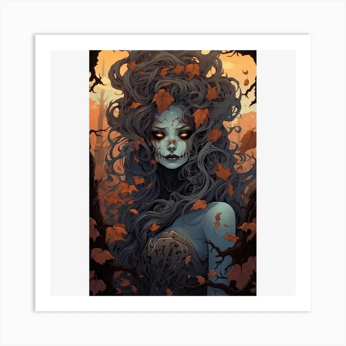 Burning Gaze Art PrintZ by Zay-Lee