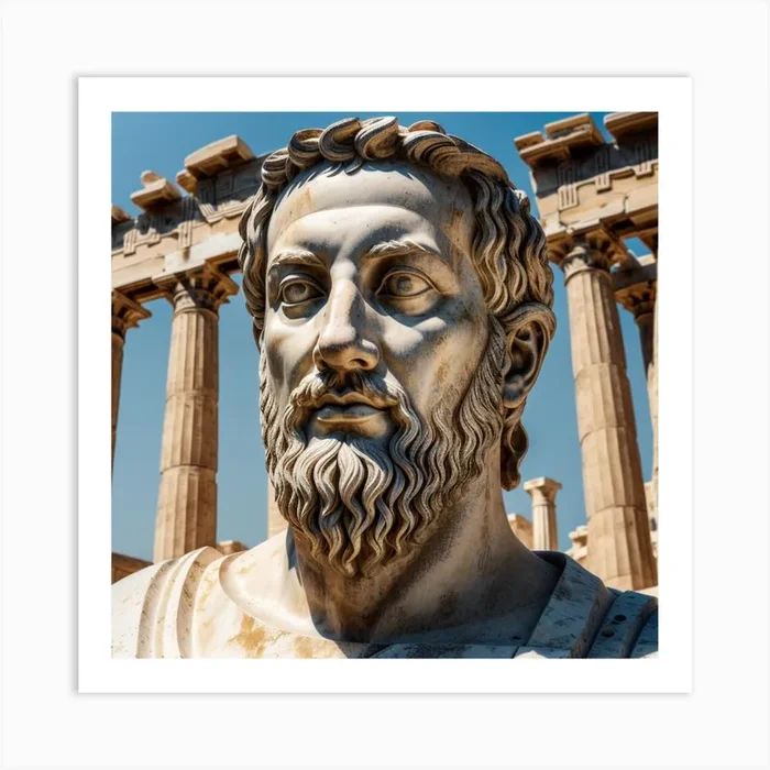 Bust Of Aphrodite Art Print by HaithemSoftThreads