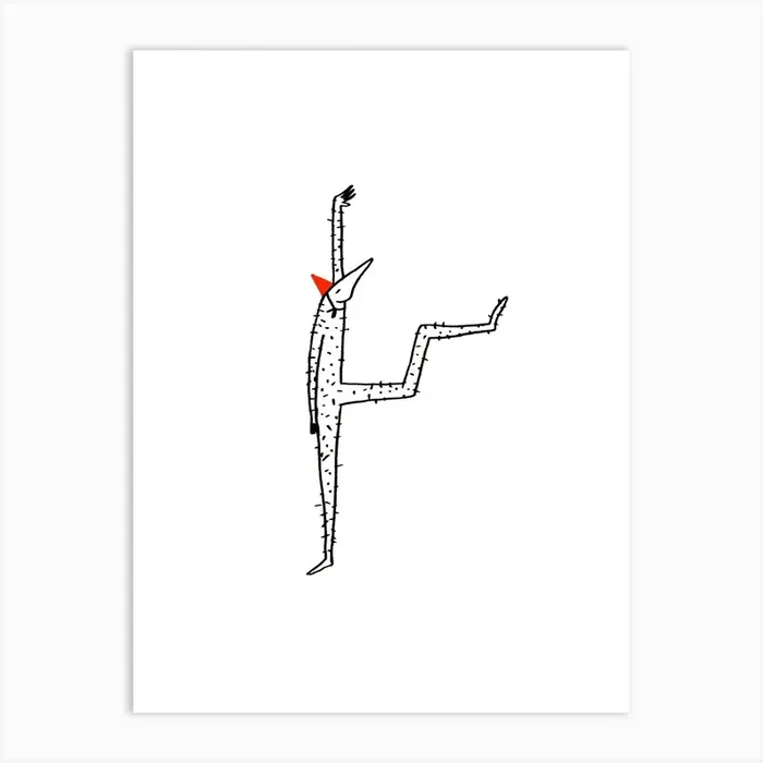 Cactus Art Print by Ymaj