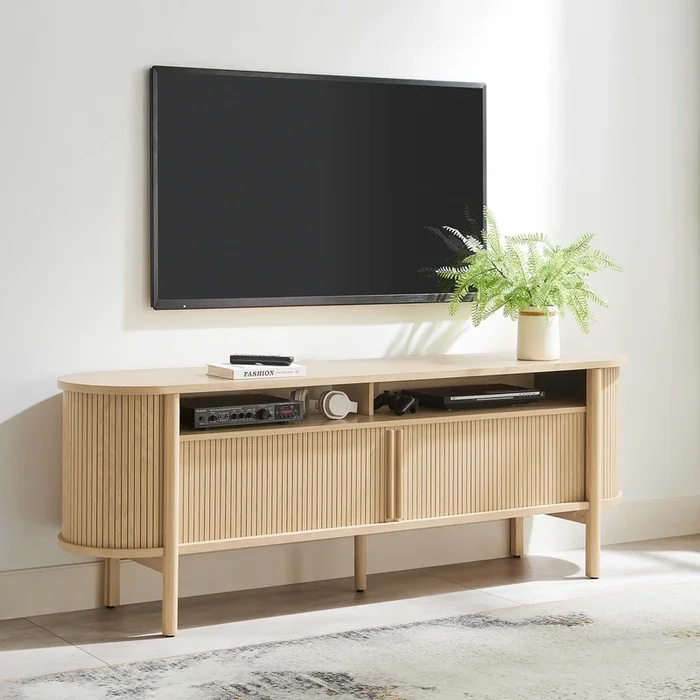 Cadence 71 ” Curved TV Stand by Modway