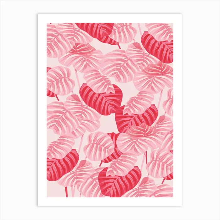 Calathea Art Print by Julia Rajade
