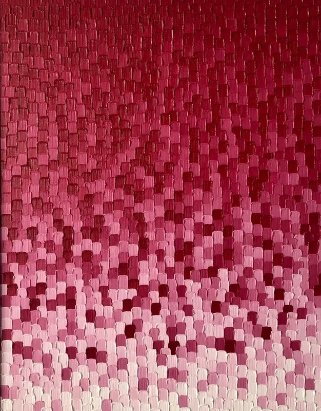 Candy Apple Drop (2020) Oil painting by Meredith B. Studios