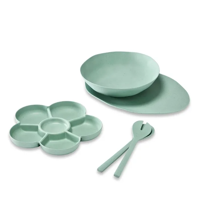 Capri Green Bamboo Servingware