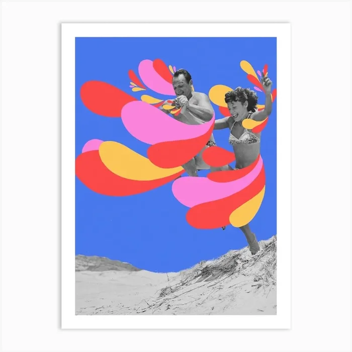 Catche Me 2 Art Print by Ieva Ragauskaite