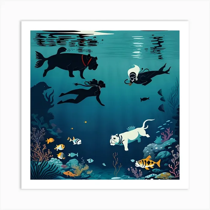 Catfish? No! Dogfish! Art Print by ZeMeg