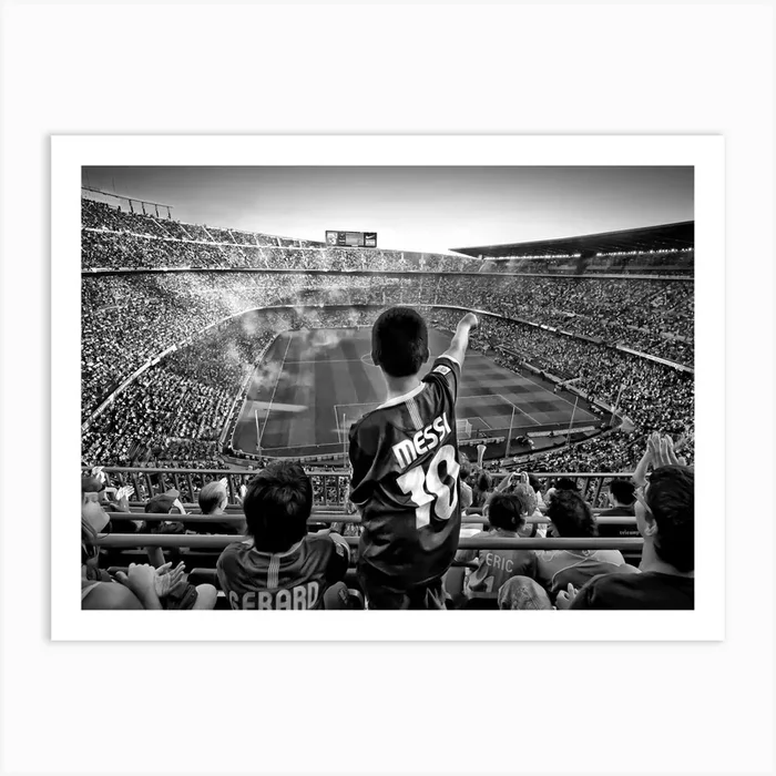 Cathedral Of Football Art Print by 1x