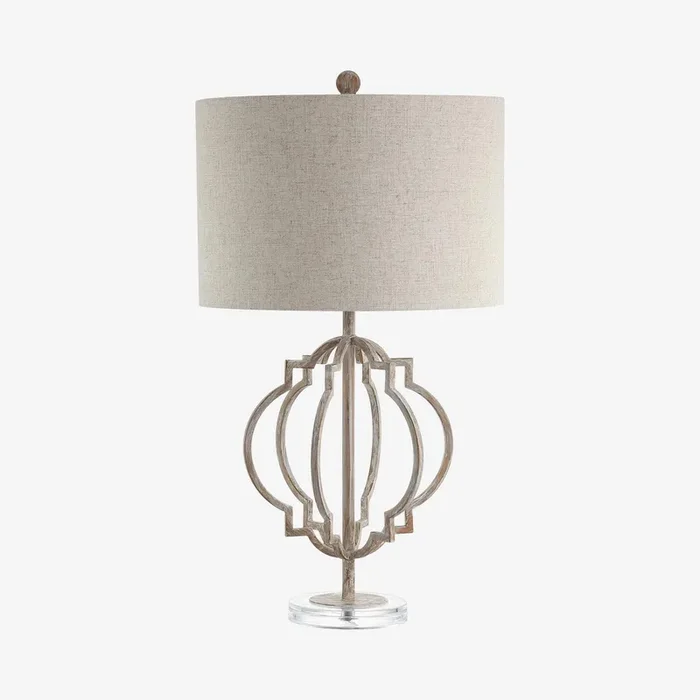 Celia LED Table Lamp – White Wash – Metal by JONATHAN Y