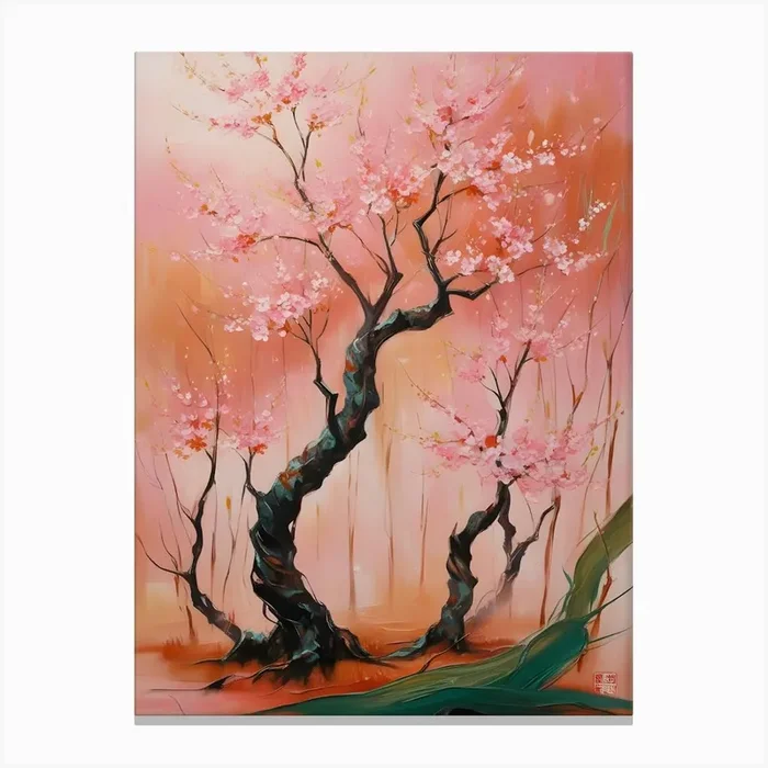 Cherry Blossoms 36 Canvas Print by Art shop