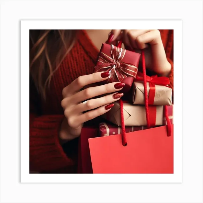 Christmas Gift Wrapping 2 Art PrintY by yaseen_khalid