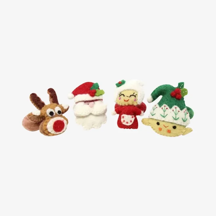 Christmas Napkin Rings – Set of 4 by Global Crafts