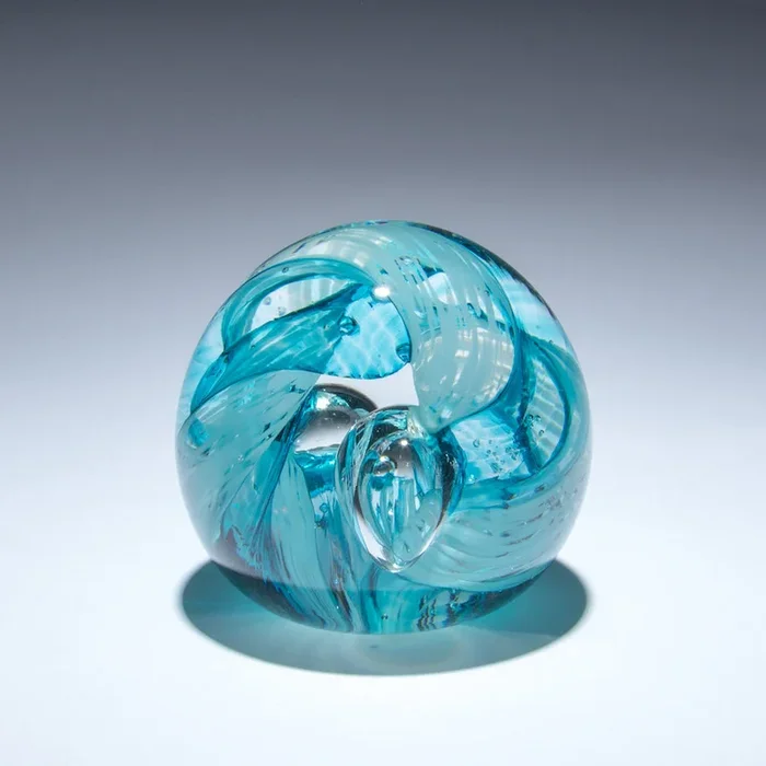 Circle of Life Paperweight – Aqua