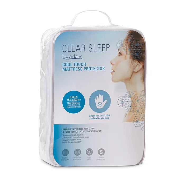 Clear Sleep Cool Touch Mattress Protector
