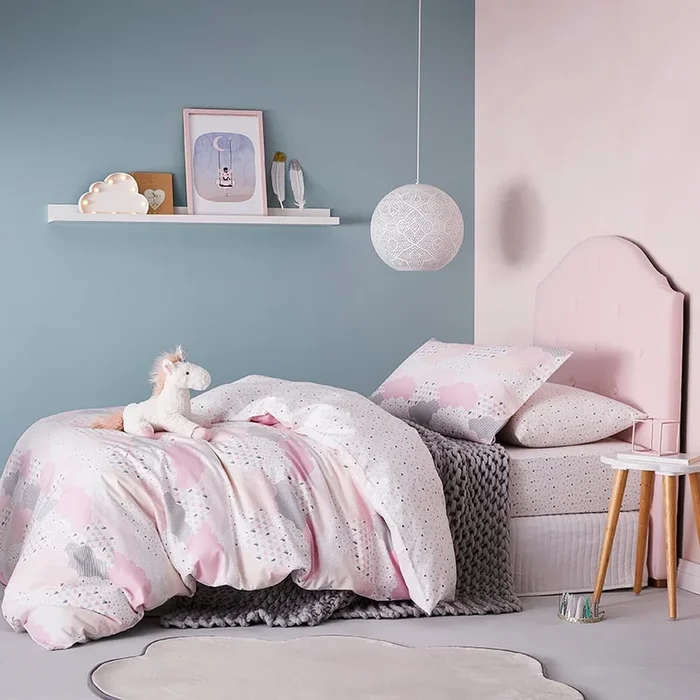 Cloud Dream Flannelette Pink Quilt Cover Set