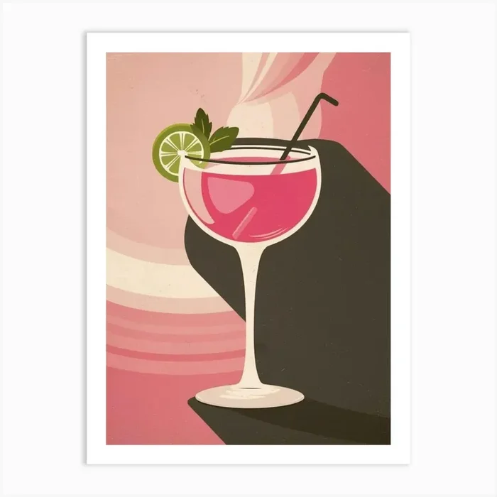 Cocktail 1 Art Print by Patrick’s Art