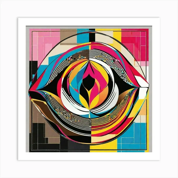 Color eye Art Print by ZCOGRAPHICS