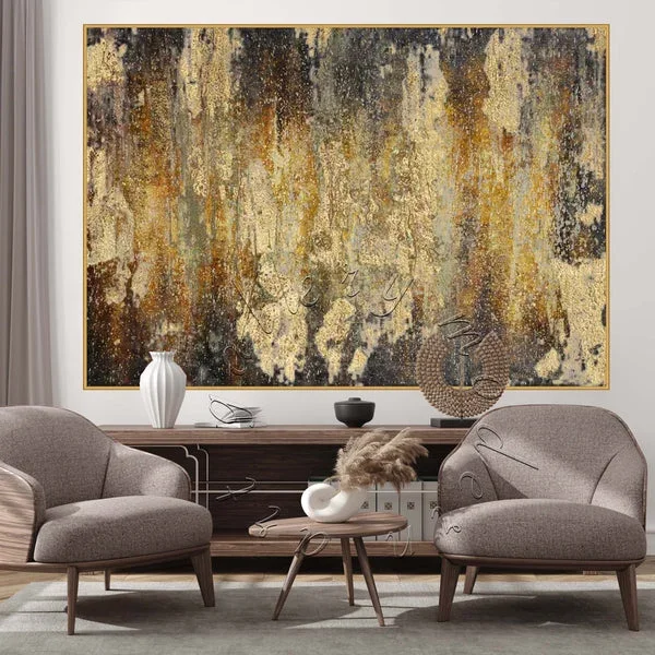 Colorful Abstract Painting, Textured Original Modern Abstract