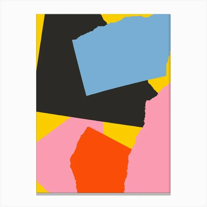Colour Blocking #4 Canvas PrintRB by Rolando’s Bazaar