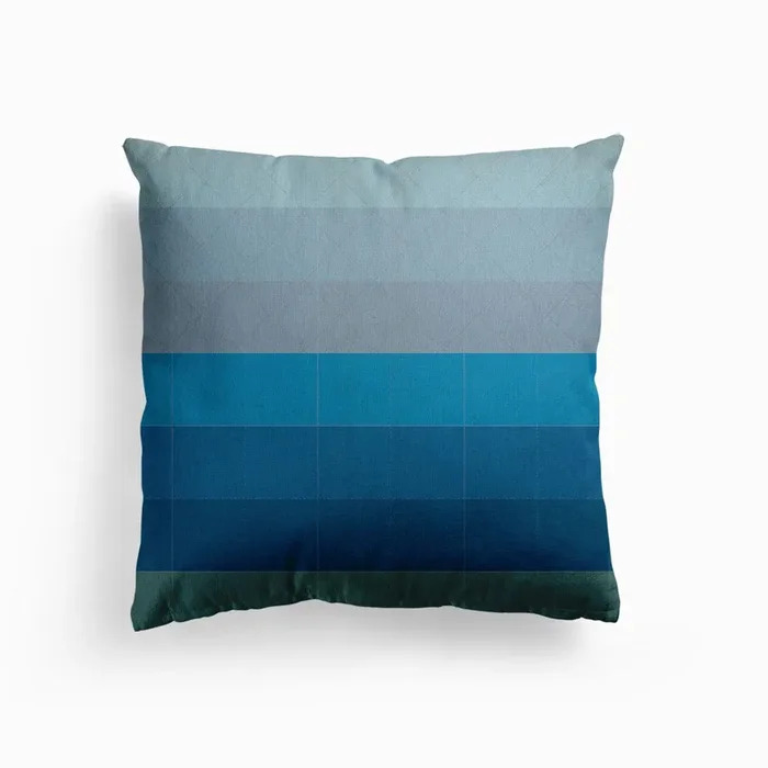 Colour Stripes 7 Canvas Cushion by Lazy Day Paper