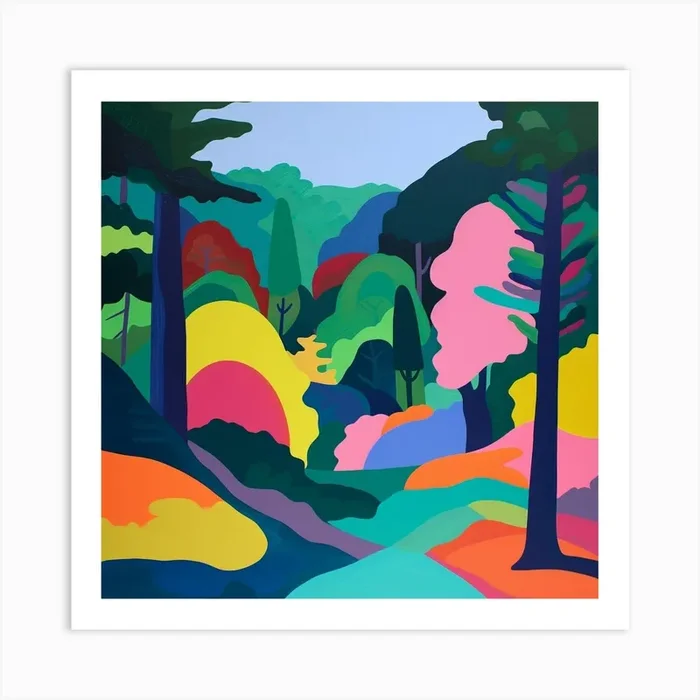 Colourful Gardens Wellington Botanic Garden New Zealand 1 Art Print by Hue Horizons Art Prints