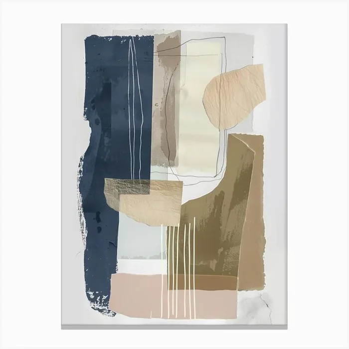 Copper And Blue Canvas Print by LeDieg