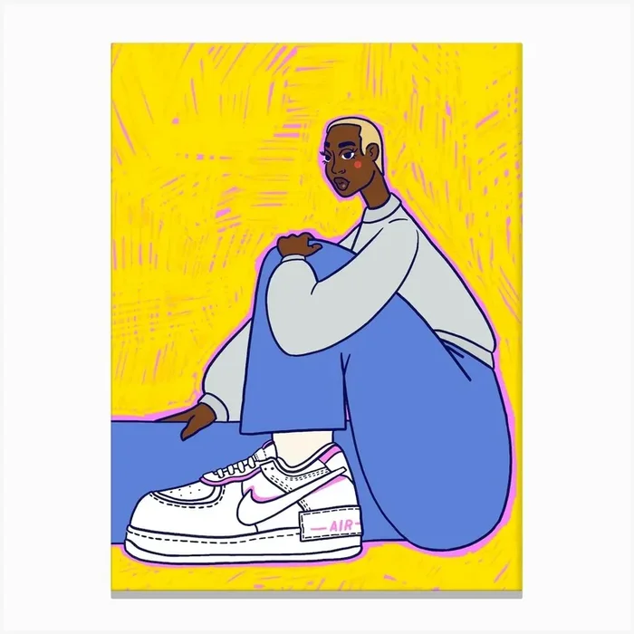 Crep Check Canvas PrintS by SamanthArt
