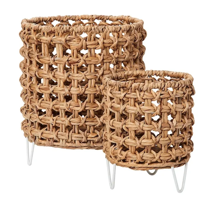 Crossed Natural Plant Stand
