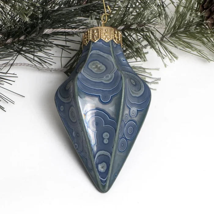 Crystalline Star Ornament, Morning Blue