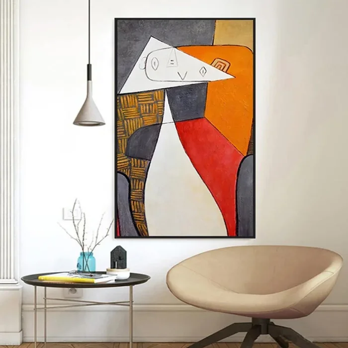 Cubist Reverie – Abstract Multicolour Modern Painting