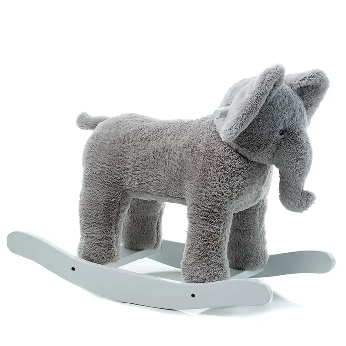 Cuddle Toy Rocking Animal – Grey Elephant