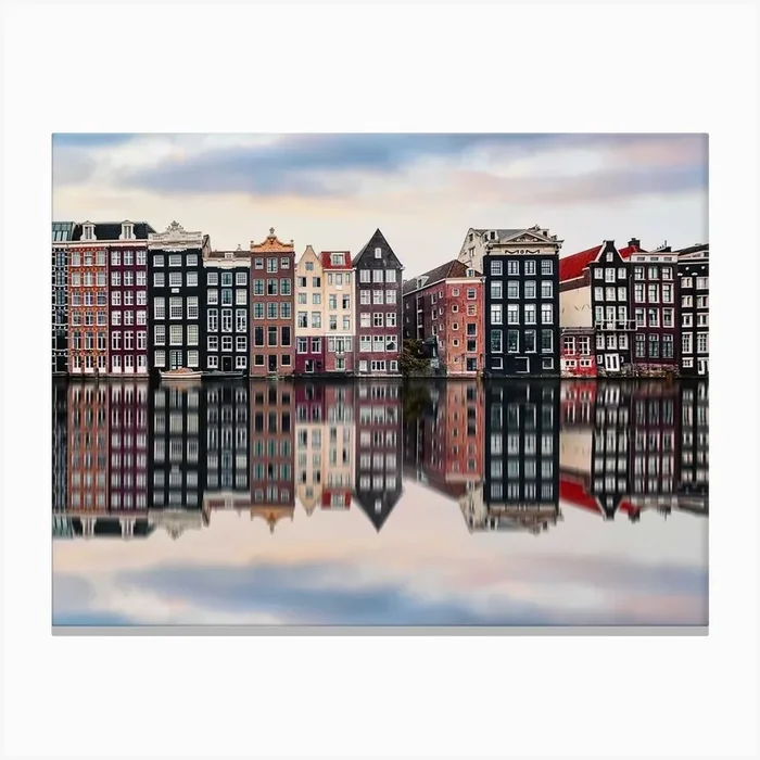 Damrak Canvas Print by Manjik Pictures
