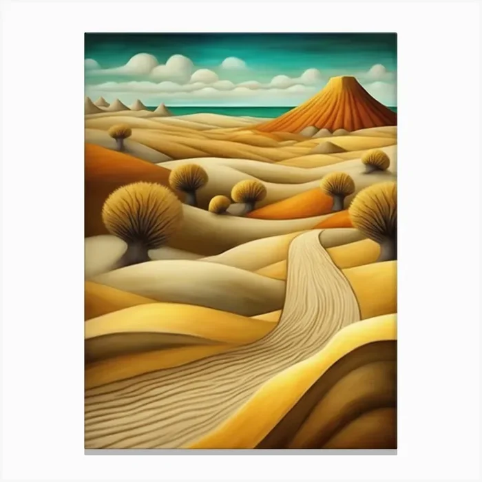 Desert Landscape 4 Canvas Print by Art shop