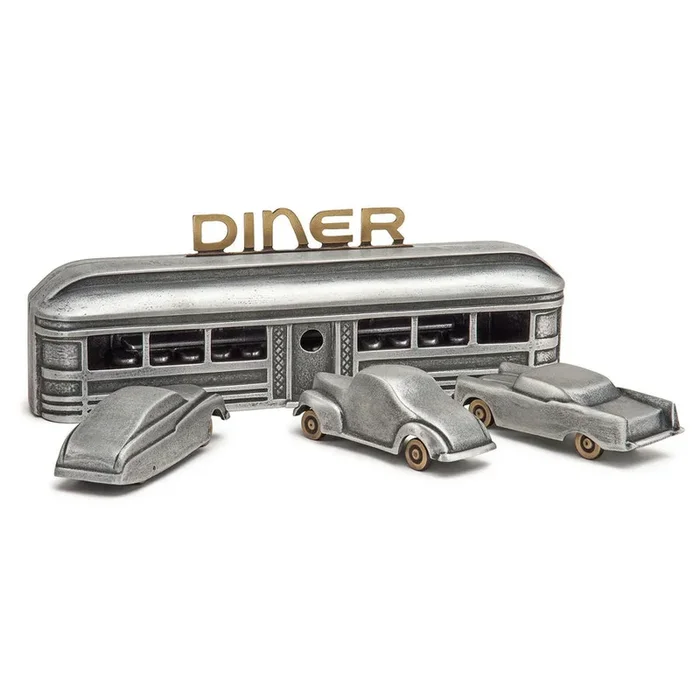 Diner and Retro Cars – Set as Shown