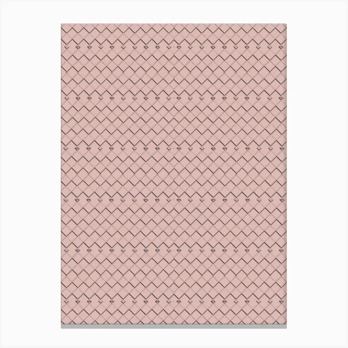 Dishwater Pink Canvas Print by Trailer Tarot