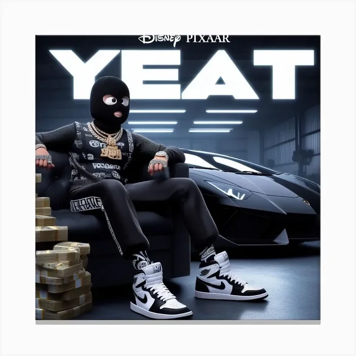 Disney Pixai “Yeat” Canvas PrintPA by Pixai Art