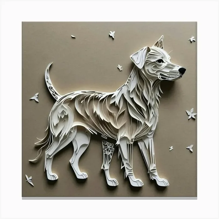 Dog of wonders Canvas Print by nemesis
