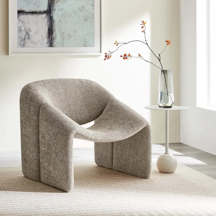 Dolly Chenille Upholstered Accent Chair